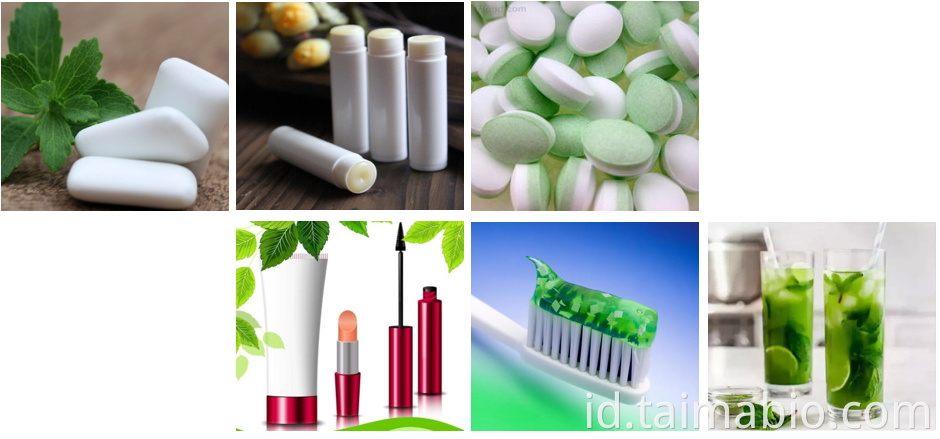 Grosir grade food lmenthyl laktat alkohol zat pendingin larut